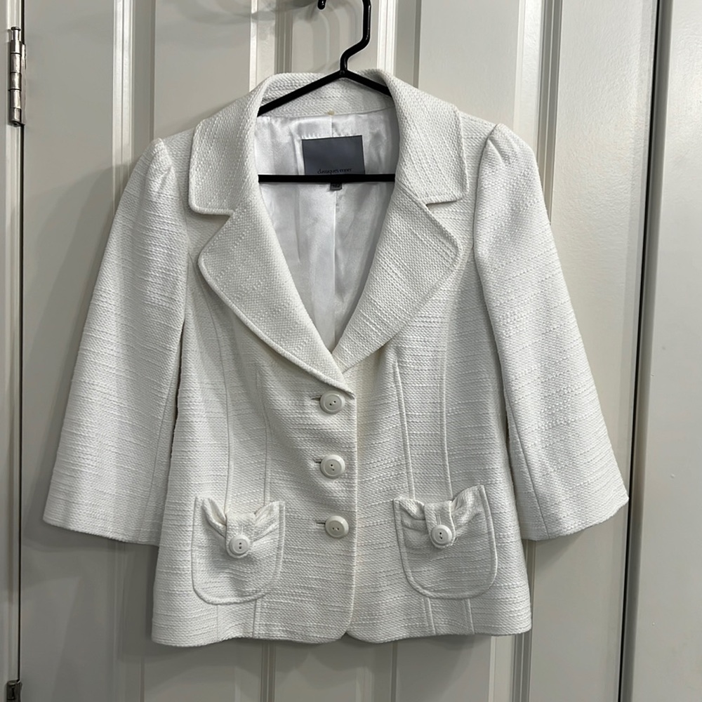Cute white blazer
